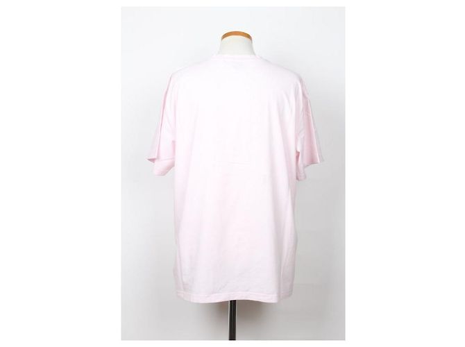 Burberry Oversized T-Shirt aus Stretch-Baumwolle mit rosa Logo-Print - Ansicht 2