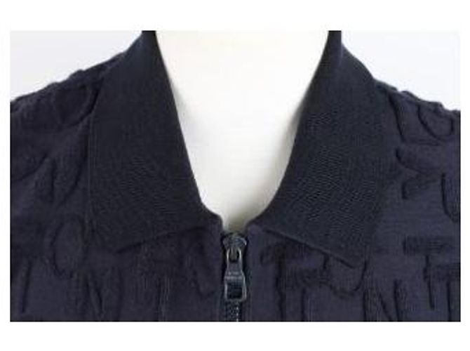Louis Vuitton Terry-Baumwoll-Poloshirt Navy - Ansicht 5
