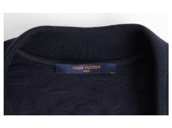 Louis Vuitton Terry-Baumwoll-Poloshirt Navy - Ansicht 7