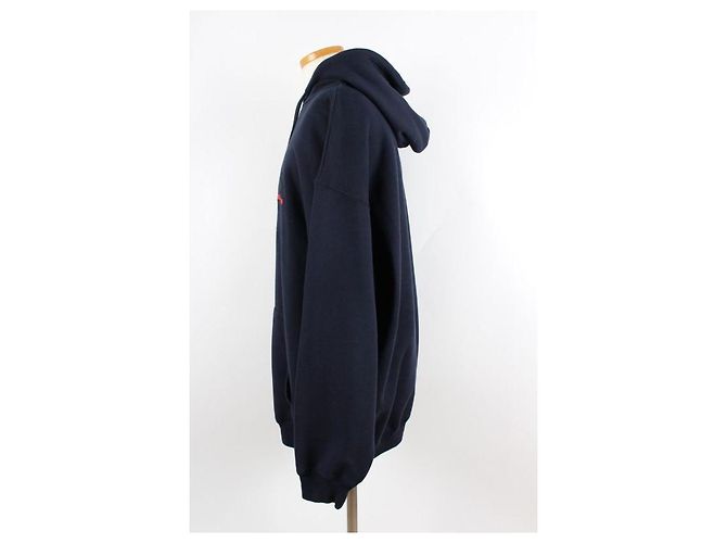 Balenciaga Paris Embroidered Logo Hoodie - Ansicht 3