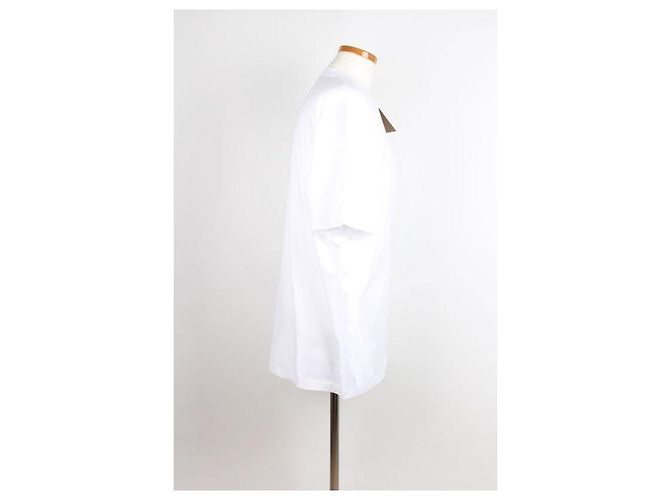 Burberry Monogram Oversized Kurzarm-T-Shirt für Herren Weiß - Ansicht 3