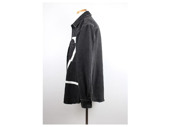 Valentino Schwarze Denimjacke XL - Ansicht 3