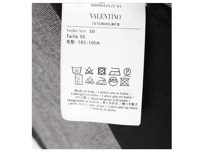Valentino Schwarze Denimjacke XL - Ansicht 7
