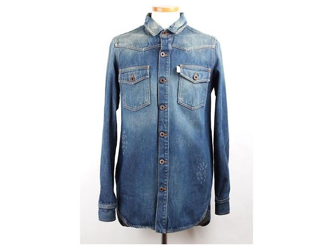 Giacca di jeans Off White blu - vista 2