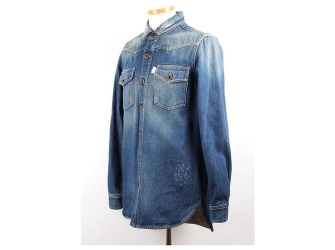 Giacca di jeans Off White blu - vista 3
