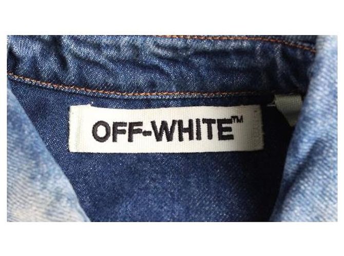 Giacca di jeans Off White blu - vista 7