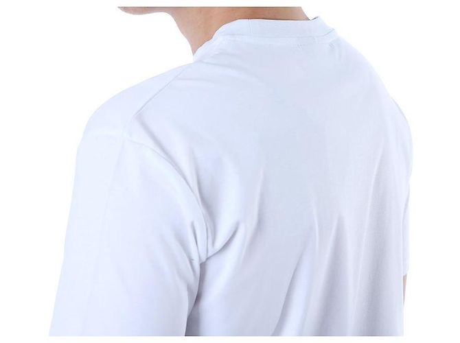 Philipp Plein Steel Leder-Patch Basic Round T-Shirt (White) - Ansicht 18