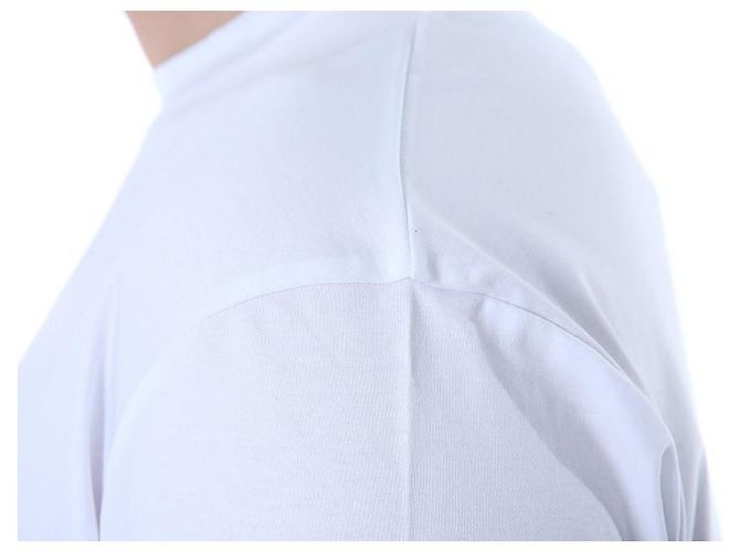 Philipp Plein Steel Leder-Patch Basic Round T-Shirt (White) - Ansicht 25