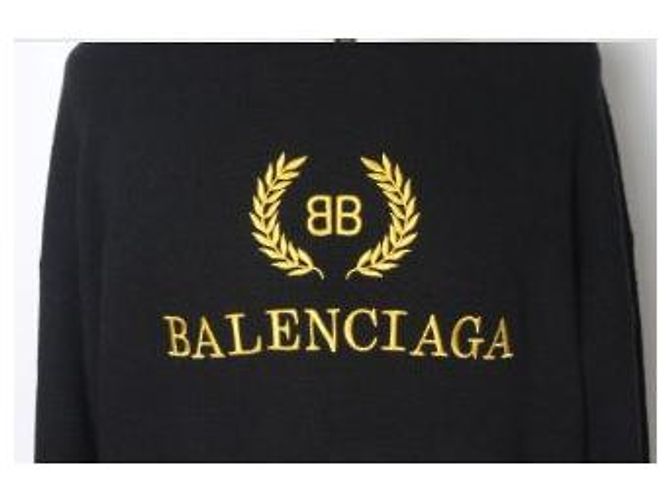 Balenciaga Pull à col roulé brodé Laurel - vue 5