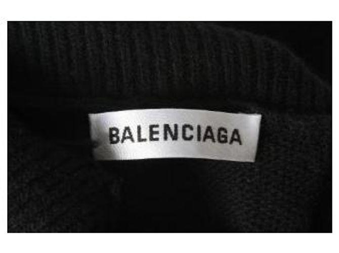 Balenciaga Pull à col roulé brodé Laurel - vue 6