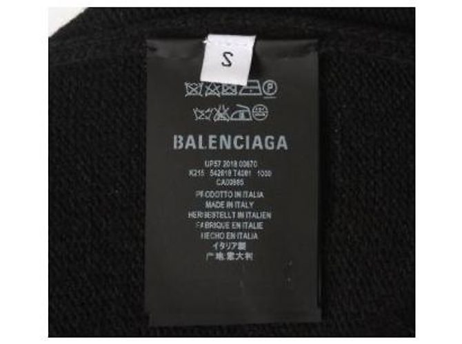 Balenciaga Pull à col roulé brodé Laurel - vue 7