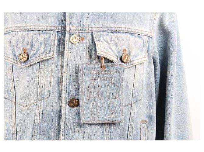 Louis Vuitton DNA Denim Jacke Blau - Ansicht 2
