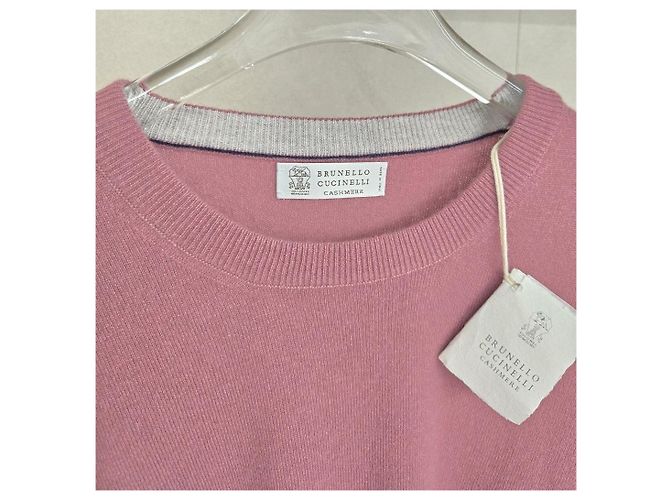Brunello Cucinelli Kaschmirstrick korallenrot - Ansicht 4