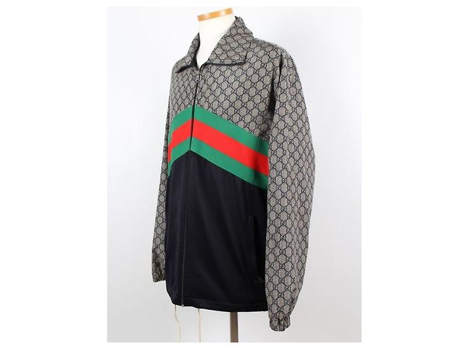 Gucci Giacca antivento in jacquard - vista 2