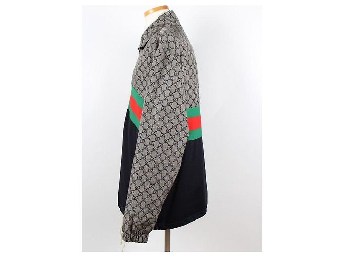 Gucci Giacca antivento in jacquard - vista 3
