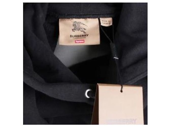 Burberry Box Logo Fleece Hoodie Schwarz - Ansicht 6