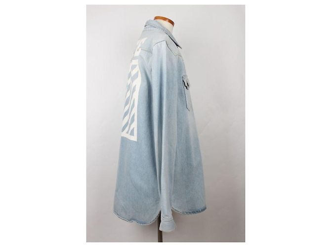 Camicia in denim Off White blu XL - vista 2