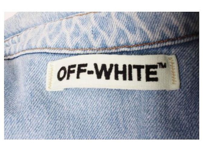 Camicia in denim Off White blu XL - vista 5