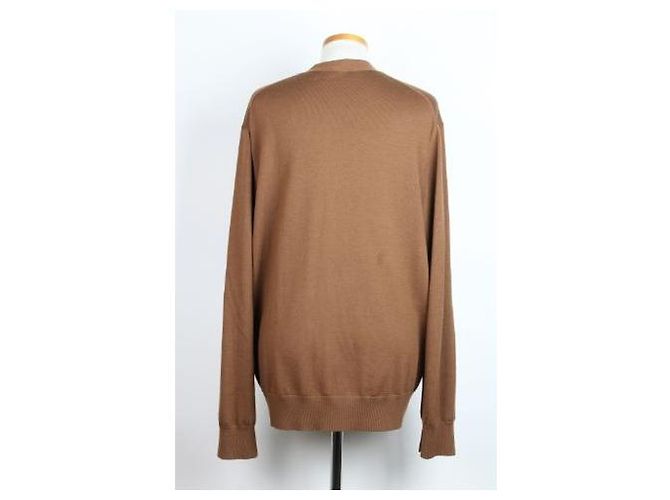 Burberry Wollcardigan Eichenblatt Camel XL - Ansicht 2