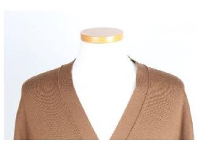 Burberry Wollcardigan Eichenblatt Camel XL - Ansicht 5