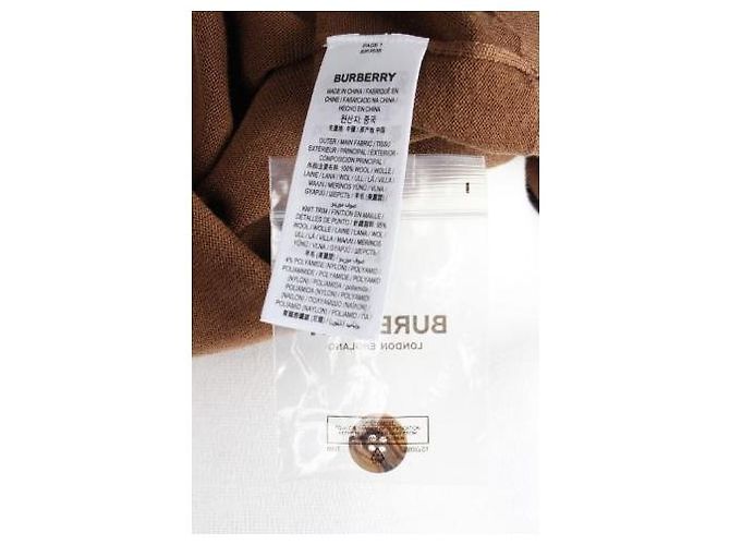 Burberry Wollcardigan Eichenblatt Camel XL - Ansicht 8