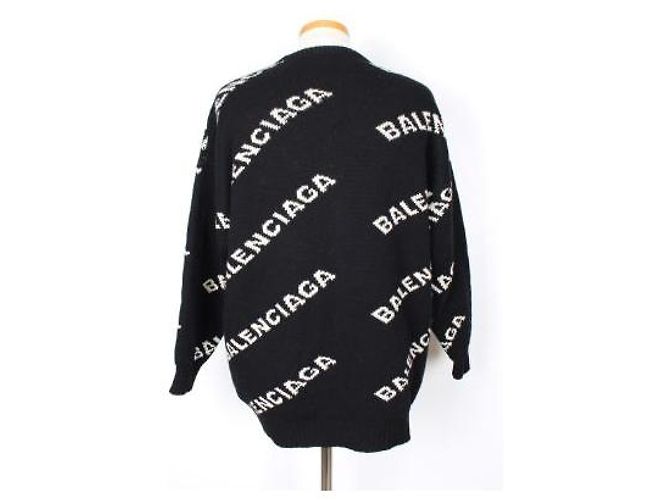 Balenciaga Multi-Logo Strickpullover 34 - Ansicht 4