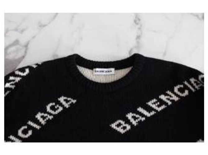 Balenciaga Multi-Logo Strickpullover 34 - Ansicht 6