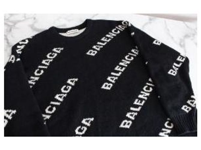 Balenciaga Multi-Logo Strickpullover 34 - Ansicht 7