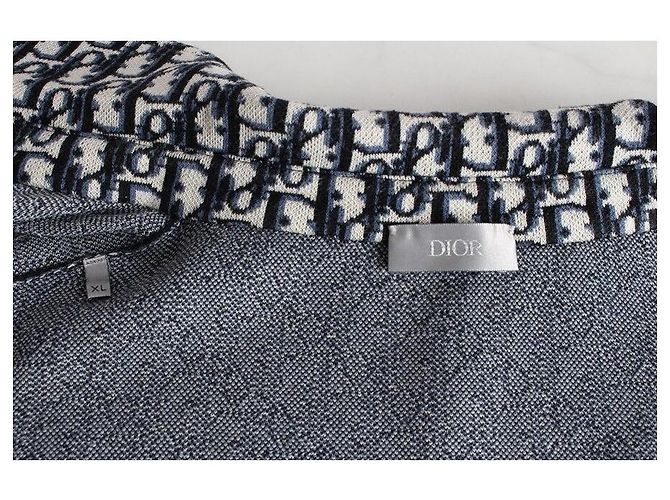 Dior Giacca camicia in maglia Oblique - vista 6