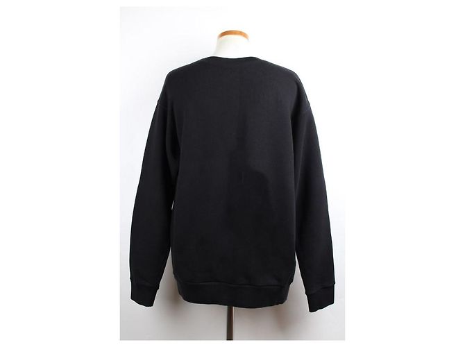 Gucci Sweatshirt mit besticktem Logo Schwarz - Ansicht 4