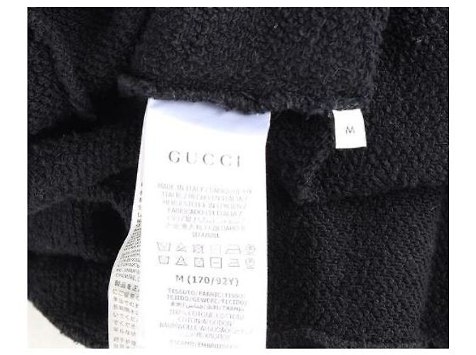 Gucci Sweatshirt mit besticktem Logo Schwarz - Ansicht 7