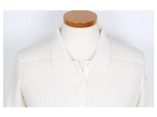 Moncler Jersey de manga corta con cuello de malla - vista 2