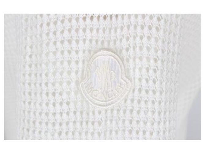 Moncler Jersey de manga corta con cuello de malla - vista 4