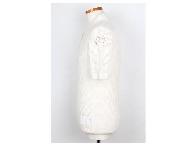 Moncler Jersey de manga corta con cuello de malla - vista 5