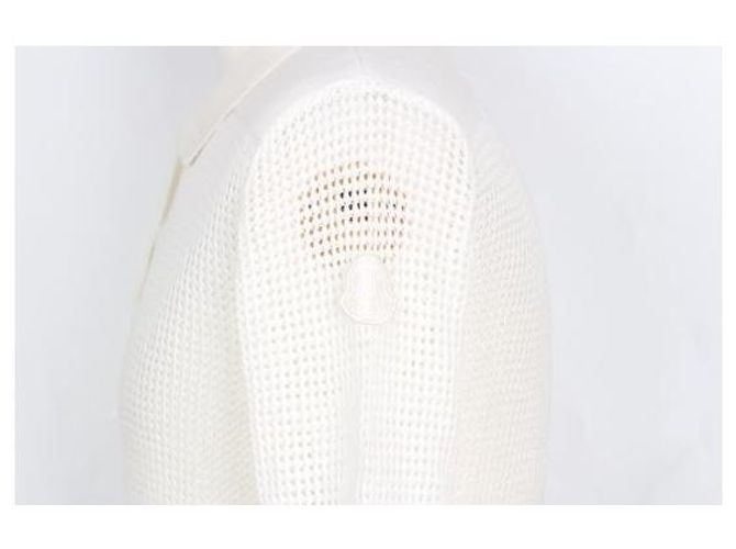 Moncler Jersey de manga corta con cuello de malla - vista 6