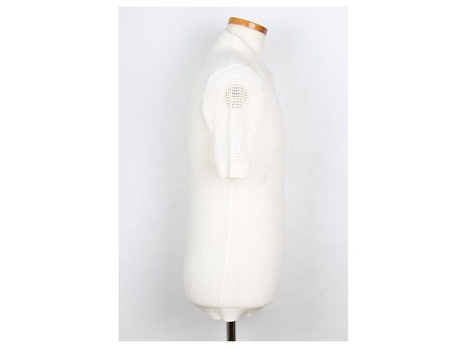 Moncler Jersey de manga corta con cuello de malla - vista 8
