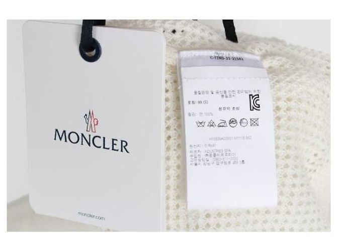 Moncler Jersey de manga corta con cuello de malla - vista 9