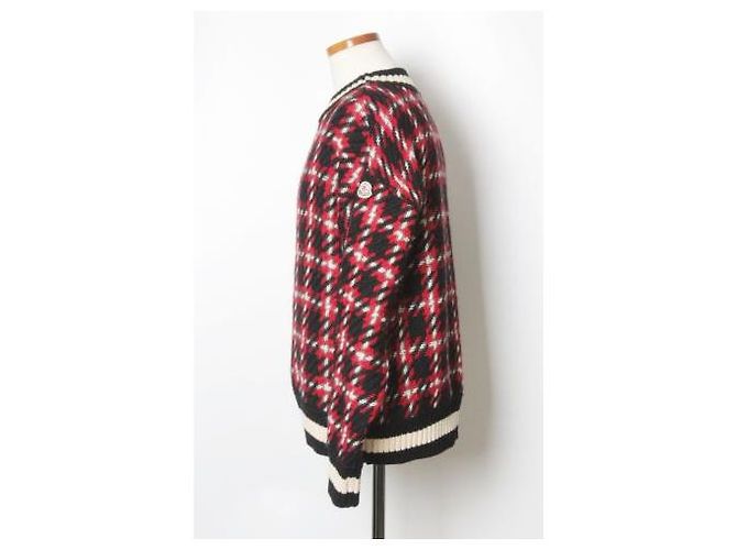 Moncler Wollstrickpullover mit Logo-Patch - Ansicht 3