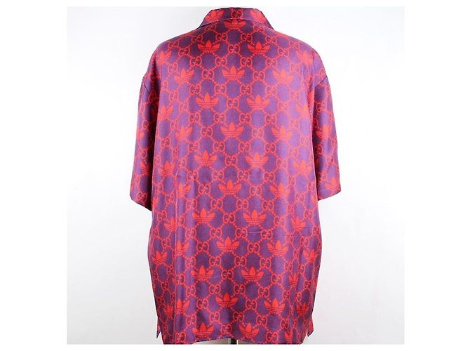 Gucci Logo Bowling-Seidenhemd - Ansicht 4