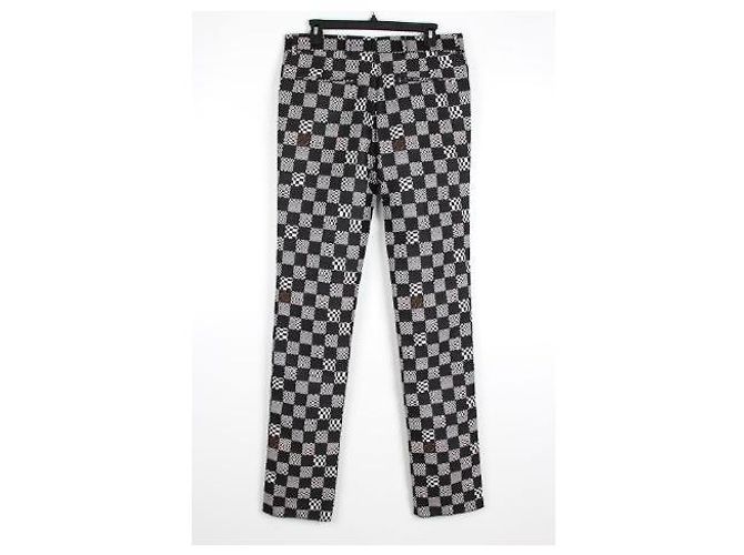 Louis Vuitton Pantaloni Distorted Damier - vista 2