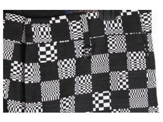 Louis Vuitton Pantaloni Distorted Damier - vista 3