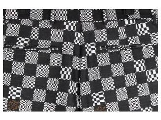 Louis Vuitton Pantaloni Distorted Damier - vista 4
