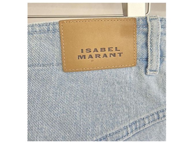 Isabel Marant Pantalones de denim Nilian Light Blue - vista 4