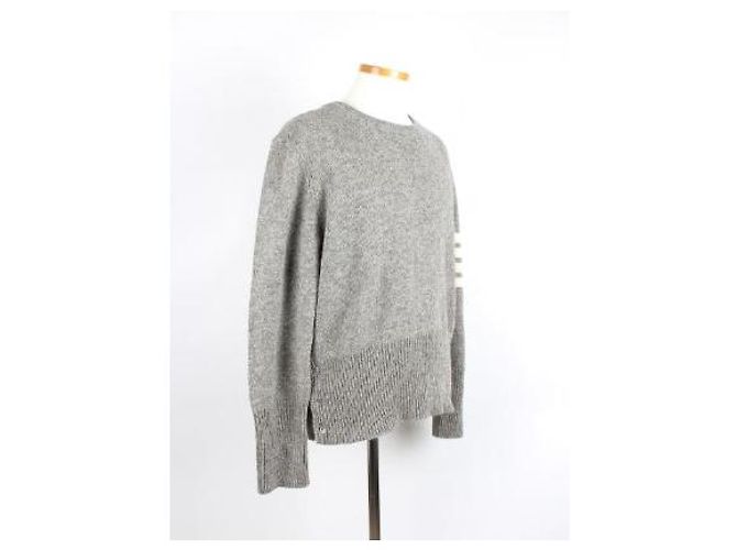 Thom Browne Strickpullover mit diagonalen Armbändern - Ansicht 6