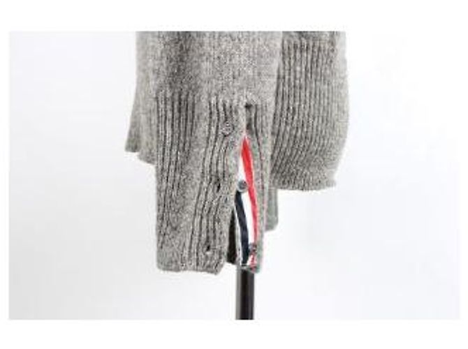 Thom Browne Strickpullover mit diagonalen Armbändern - Ansicht 8