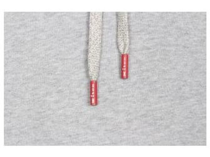 Kiton Pull à capuche gris - vue 3