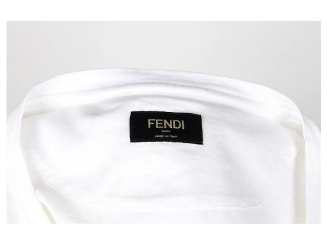 Fendi Baumwoll-T-Shirt mit Logo - Ansicht 6