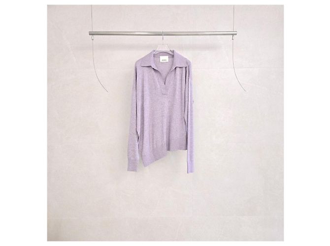 Isabel Marant Asymmetrischer Strickpullover in Lavendel - Ansicht 2