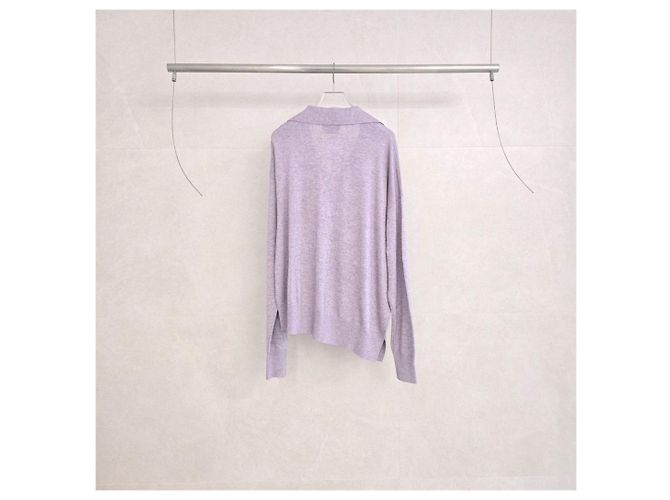 Isabel Marant Asymmetrischer Strickpullover in Lavendel - Ansicht 3