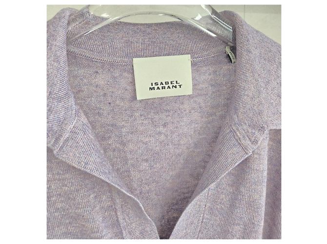 Isabel Marant Asymmetrischer Strickpullover in Lavendel - Ansicht 4